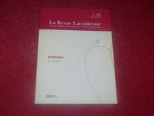 [PSICANÁLISIS] La Revista Lacaniana # N°14 - 2013 Revista Anual Autismos