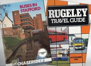 Midland Red North bus timetable leaflets x 10