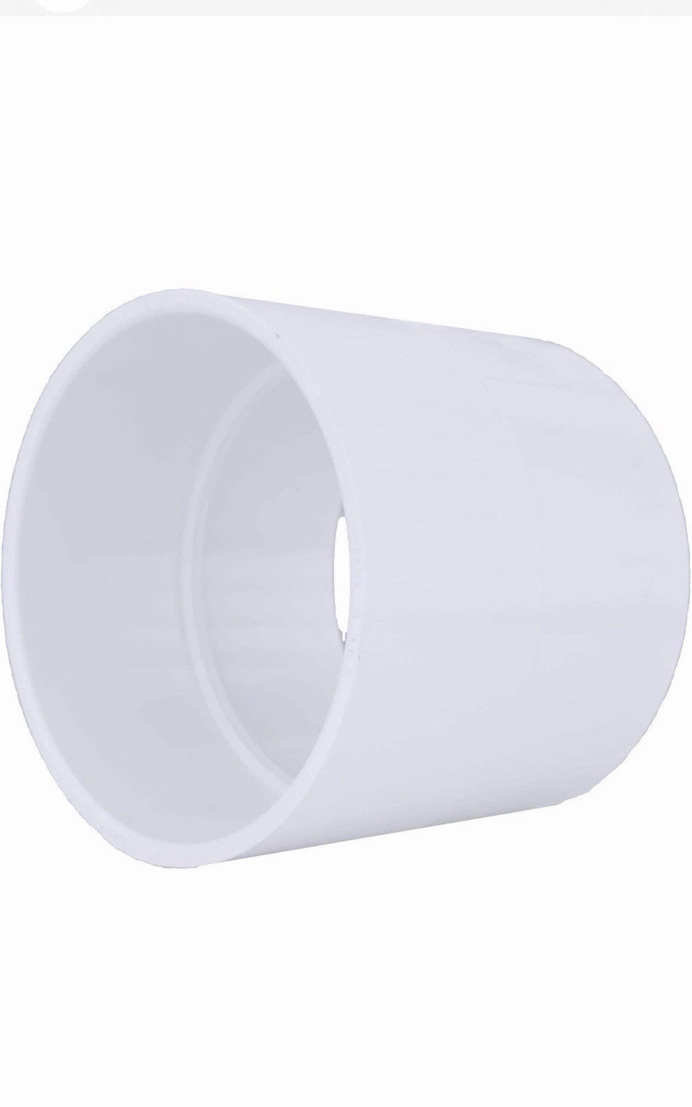 Charlotte Pipe 6 in. PVC DWV Socket Coupling (3 Pack) Ah2