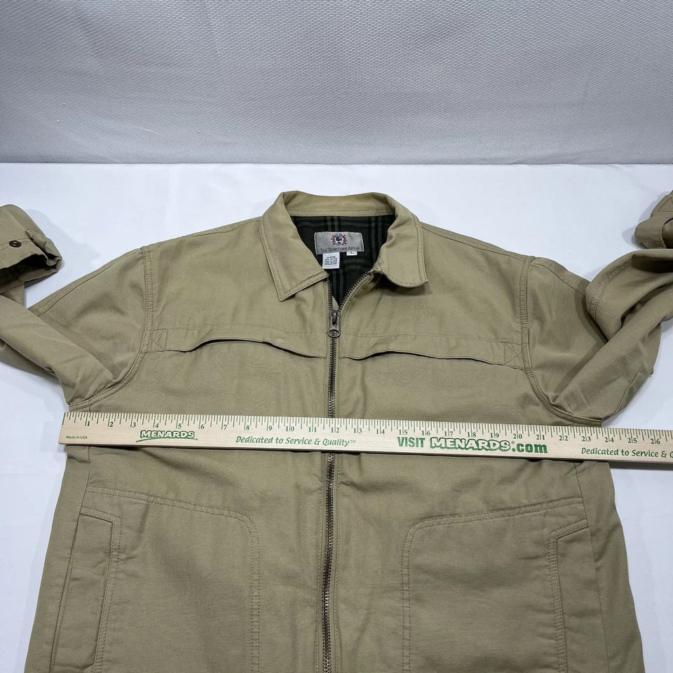Vintage Territory Ahead Barn Jacket Mens LargeFlannel Lined Chore Coat - Read - Image 4 of 4