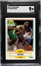 Fleer 1990-91 Update Gary Payton #U-92 Rookie SGC 9 Seattle SuperSonics