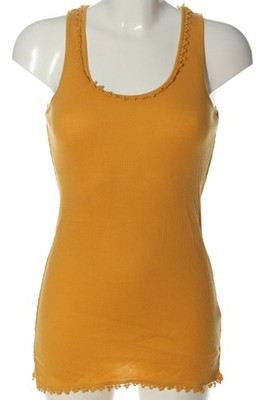 GINA Camisole Damen Top Gr. DE 38 hellorange Casual-Look