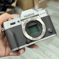 Fujifilm X Series X-T10 16.3MP Mirrorless Digital Camera Only Body Silver Tested