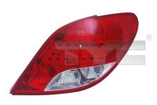 Heckleuchte TYC 11-11863-06-2 für PEUGEOT 207 16V HDi Turbo VTi 110