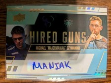 MAJORMANIAK 2022-23 Upper Deck UD CALL OF DUTY LEAGUE AUTO Hired Guns /30 Card