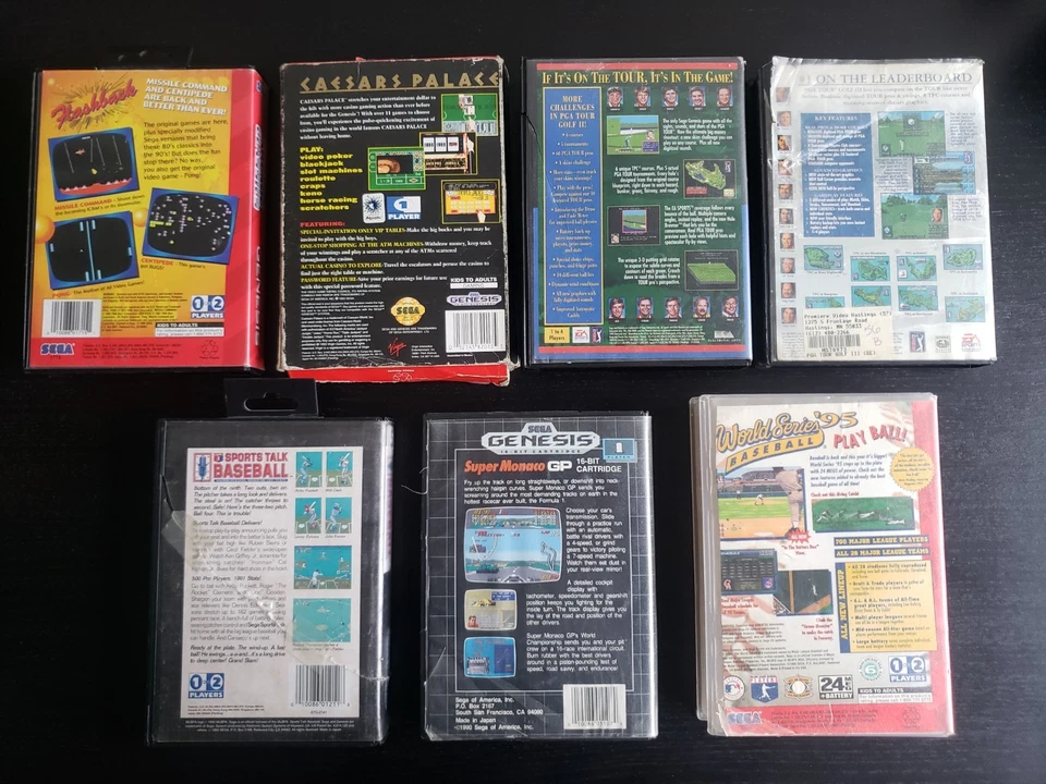 LOT of 7 (SEGA Genesis) Games - Some CIB - CLEANED/AUTHENTIC Read Description - Image 2 of 4