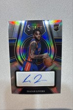 2021-22 Panini Select - Rookie Signatures Isaiah Livers #RS-ILV Silver Prizm/249