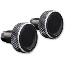 Accutronix Black Knurled Saddlebag Latch Leve...
