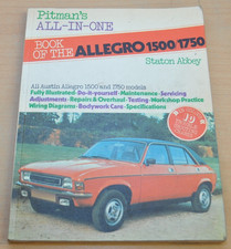 Austin Allegro 1500 1750 Vanden Plas Pitman´s all-in-one Reparaturanleitung
