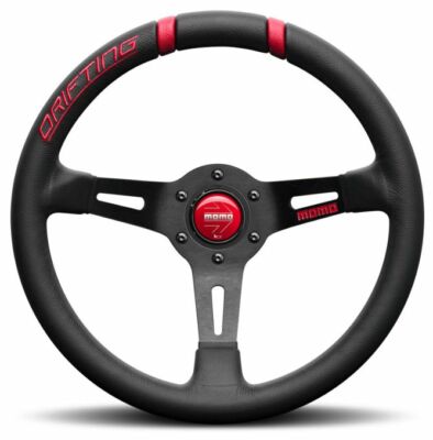 Momo Drifting 330mm Lenkrad Leder Rot ORIGINAL VDRIFT33NROS
