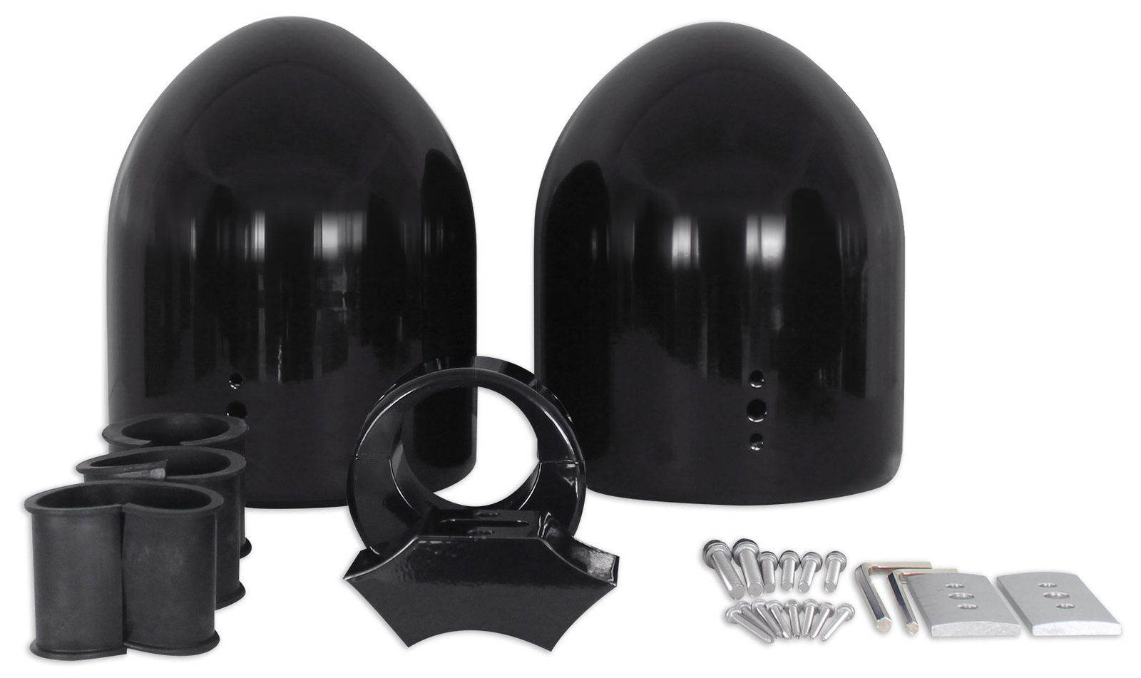 Rockville DMAC80B Dual 77 Black Из алюминиевого вейкборда с колонками Чехлы