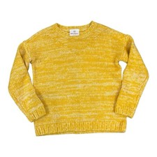 Hanna Andersson Kids Size 5 110 Yellow Cotton Wool Pullover Sweater
