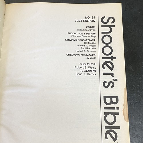 Shooters Bible No 85 1994 Edition Worlds Standard Firearms Reference Book - Picture 3 of 5