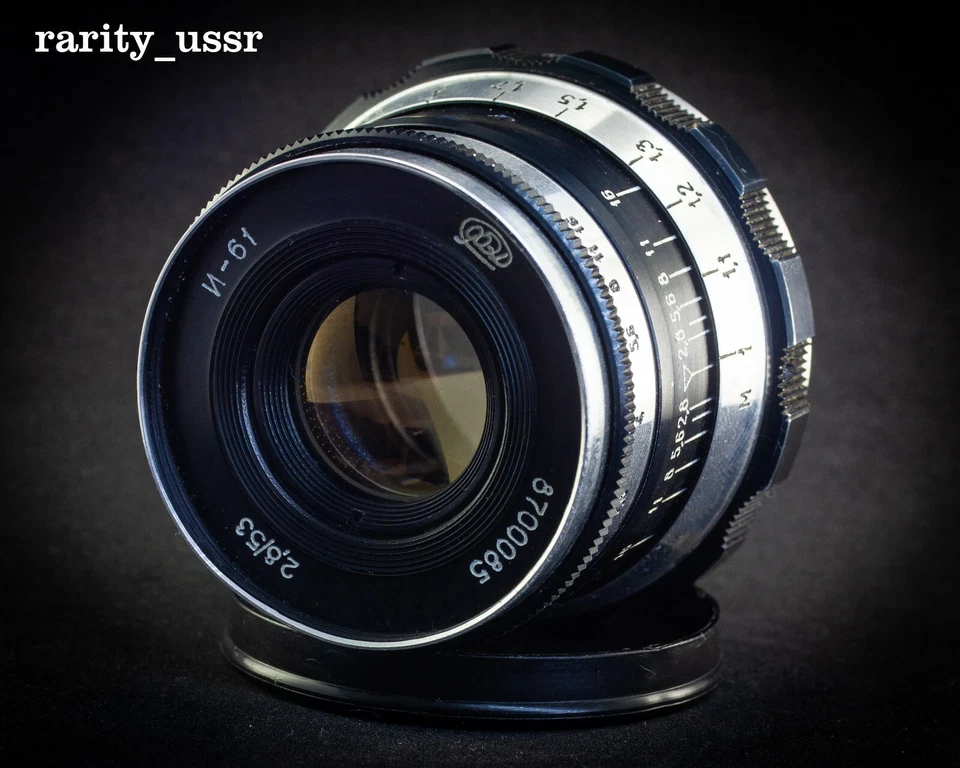 Soviet lens INDUSTAR-61 f/2.8 53 mm copy Leica M39/l39 Zorki FED RF - Image 2 of 4