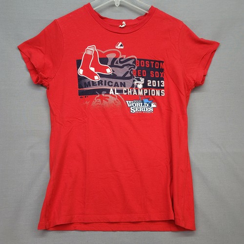 Allstyle MLB Boston Red Sox Youth Short Sleeve T-Shirt XL 2013 AL World Series - Picture 1 of 12