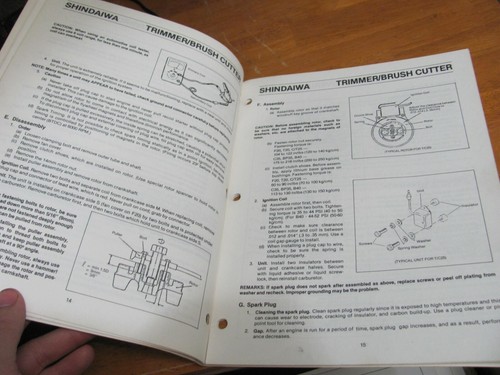Desbrozadora manual de servicio Shindaiwa 20063-5 - Imagen 6 de 9