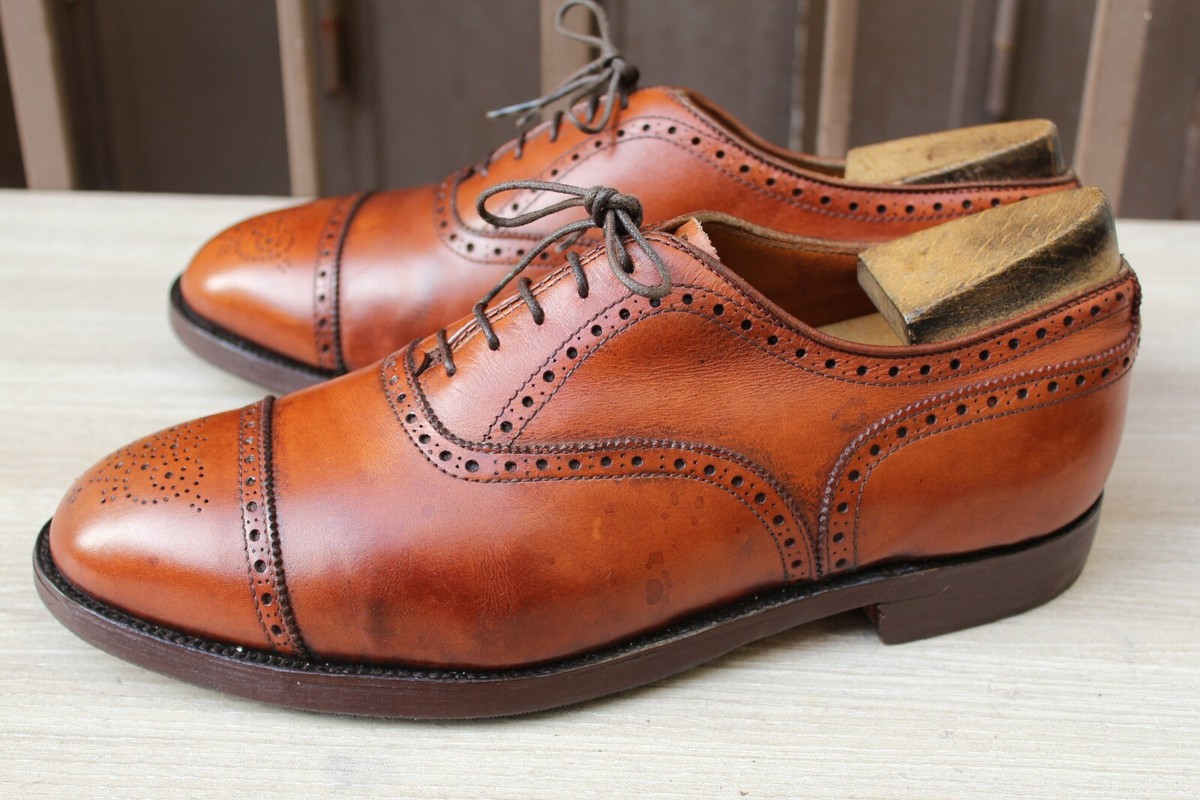 CHAUSSURE ALDEN 911 MEDALLION TIP BALMORAL TAN 10,5 / 44