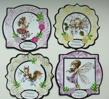 Handarbeit**kleine*Mädchen*Fee*Blumen*Eichh�...