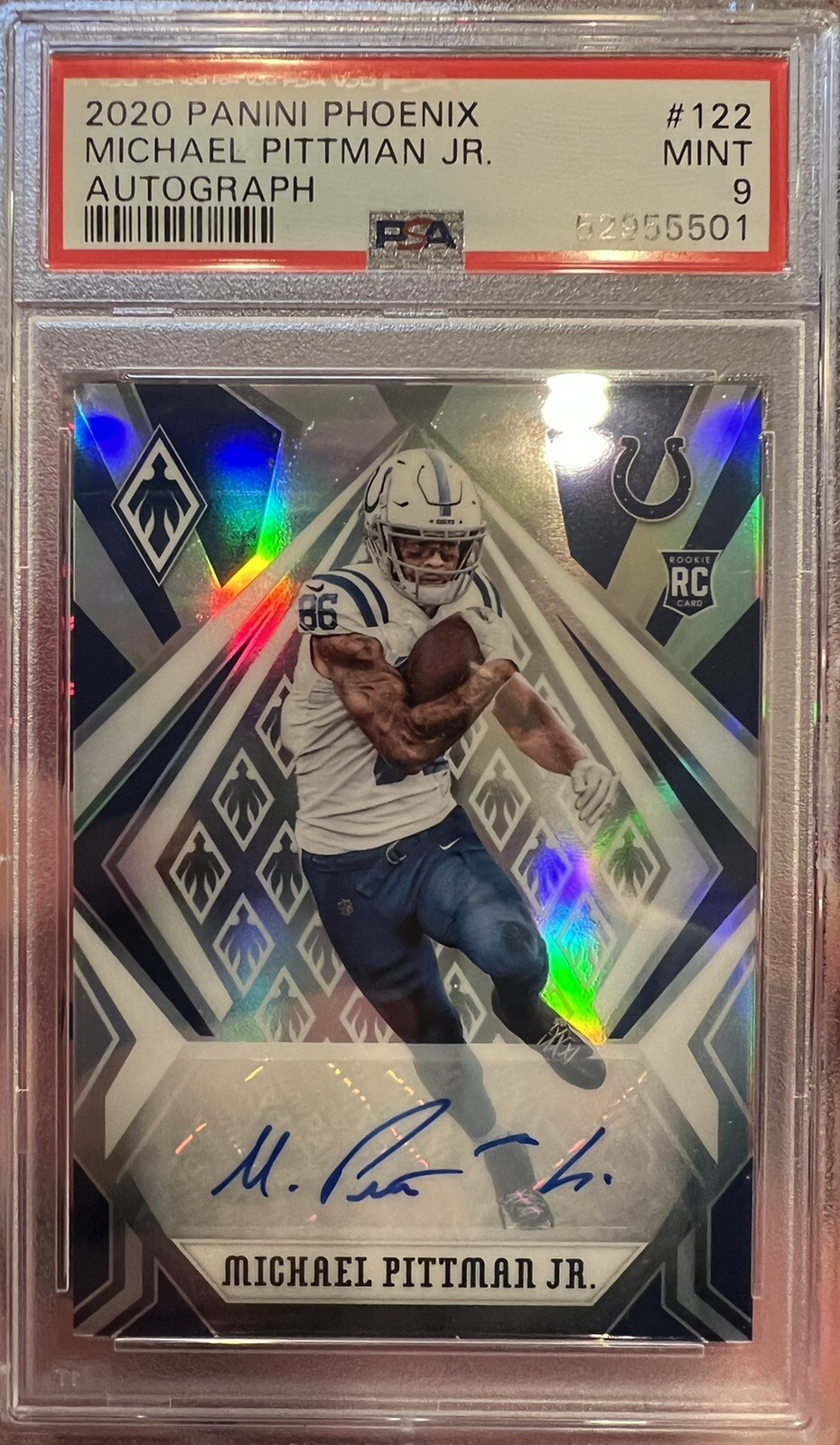 Michael Pittman Jr. Panini Phoenix #122 Autograph