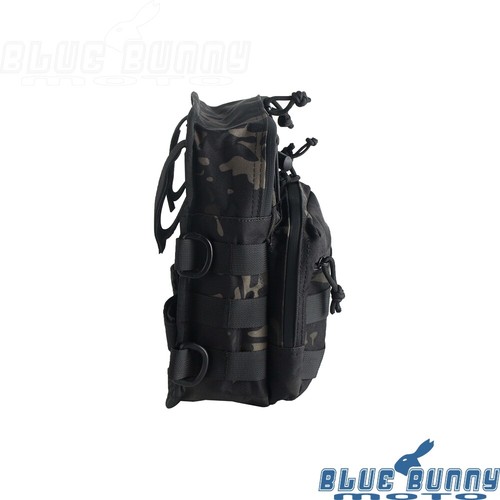 Club Style Handlebar Bag T-Bar Bag For Harley Dyna Street Bob Sportster XL 1200 - Picture 5 of 9