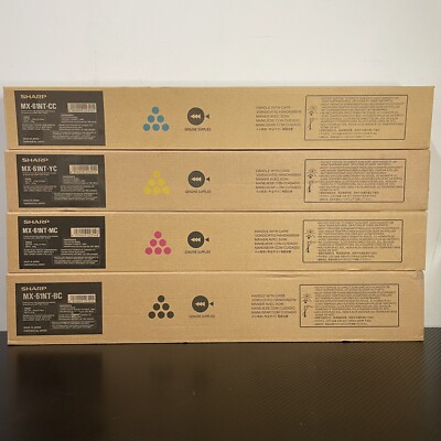 Sharp MX-61NT Set KYCM Toner Cartridge for MX-3071 MX-4051 MX-6071 NEW Contract