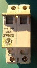 Allen Bradley 1492-CB2 G300 Circuit Breaker Ser. B 30A, 1492-CB2