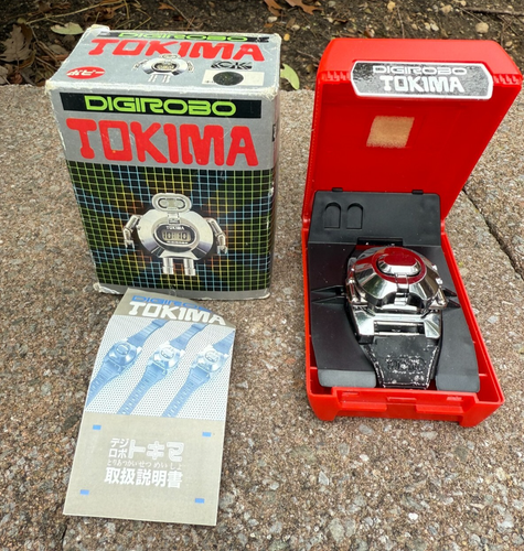 Reloj de pulsera Digirobo Tokima Robot 1983 con caja y papeles - Imagen 2 de 13