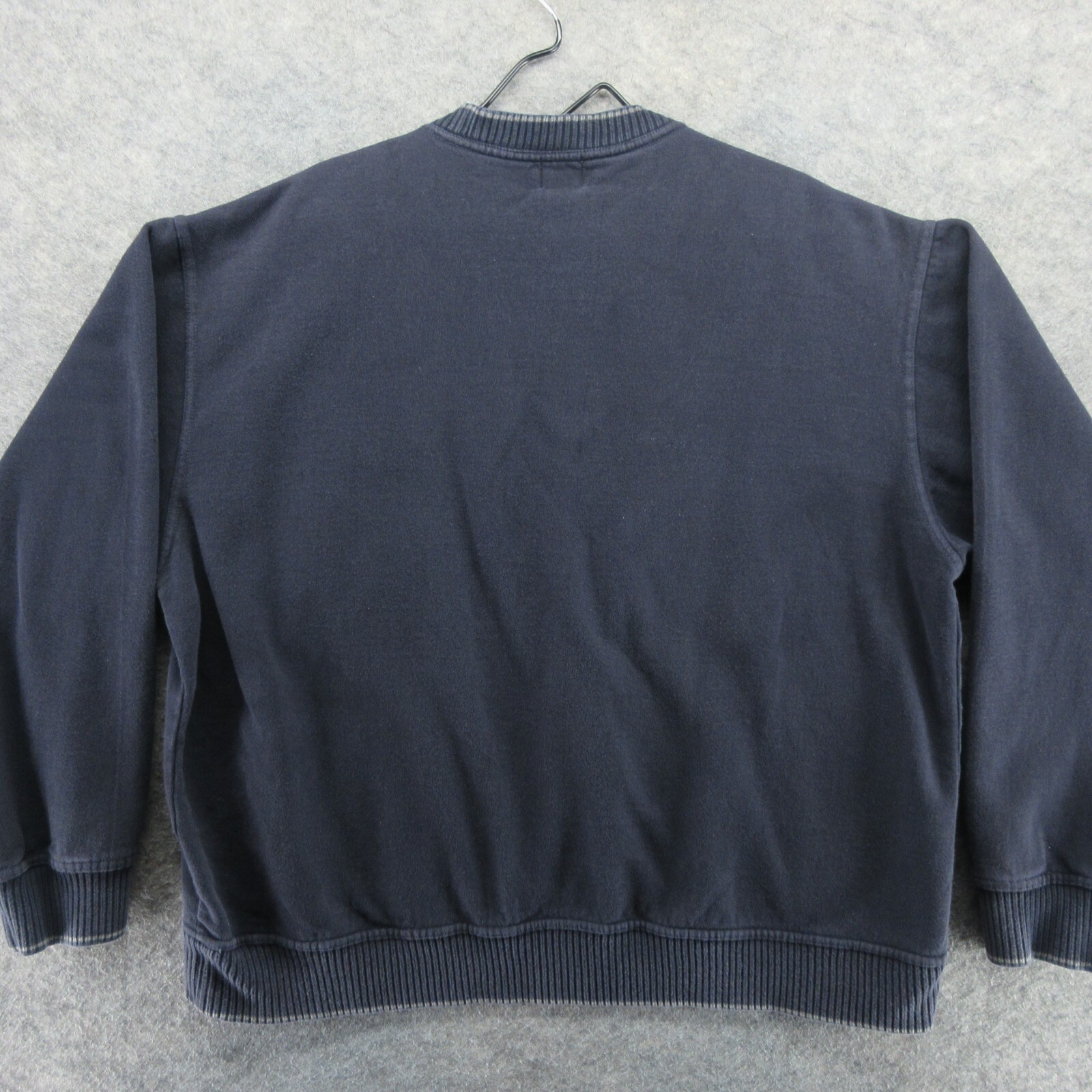 VTG Calvin Klein Jeans Sweatshirt Mens 2XL Blue Pullover Crew Neck CK 90s Y2K