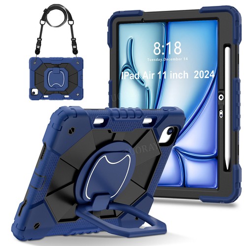Case For iPad 6/7/8/9/10th Air 6 5 4 Pro 11 2024 Shockproof Rugged Stand Cover - Picture 37 of 174