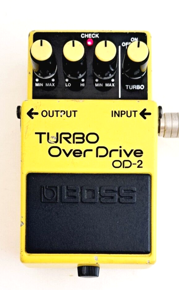 Boss OD-2 TURBO Overdrive Guitar Effects Pedal 1986 MIJ Tested