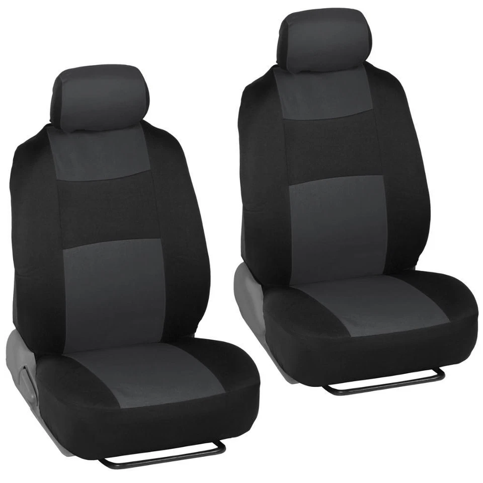 Fundas de asiento de coche para Nissan Altima 2 tonos carbón y negro con banco dividido Foto 2 de 4