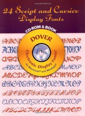 24 Schrift- und Kursivanzeigenschriften (Dover Electronic... - Dover Publikationen