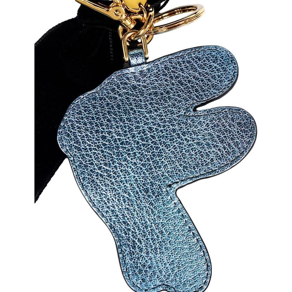 miu miu TRICK MIT - PLEX キーホルダー miumiu Cat Keyring TRICK MIT PLEX Blue Metal Bag Charm