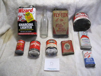 Vintage ZIPPO, FLY-TOX, Wm.WARDEN, WIZARD, CARDINAL, HUNT'S, MAUTZ, IMPERVO, Can