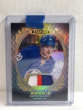 2020-21 UD Stature Portrait Rookie Patch Autographs Kieffer Bellows  rc /33