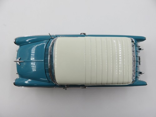 1955 Chevrolet Nomad Turquoise 1:24 Diecast Car - Danbury Mint + Box/Paperwork - Picture 6 of 16