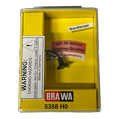 Brawa #5358 HO Scale Wall Mounted Lamp for Building, Sign, Street Light Ornate