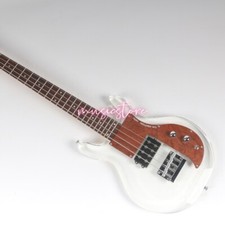 Electric Bass Guitar Dan Armstrong Style Acrylic Body H 4 Strings Free Shipping