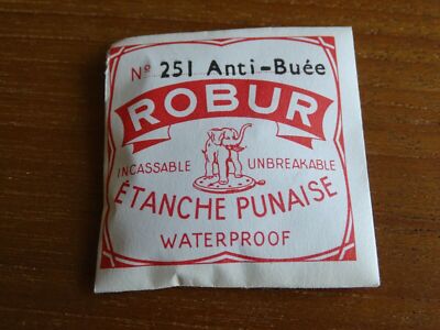 WATCHMAKER GLASS WATCH ROBUR BUG WATERPROOF ANTI-FOG DIAMETER 25.1mm