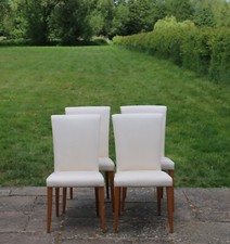 4x Poltrona Frau Sedia Vittoria Leather Chairs – Great Condition