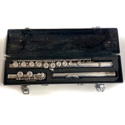 Vintage Silver Artley Flute 18-0 USA | eBay