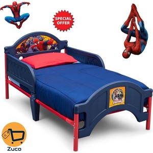 Details About Kids Spider Man Toddler Bed Bedroom Furniture For Boy Marvel Collection Bed New