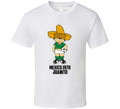 Juanito 1970 Mexico World Cup Soccer Mascot Fan T Shirt
