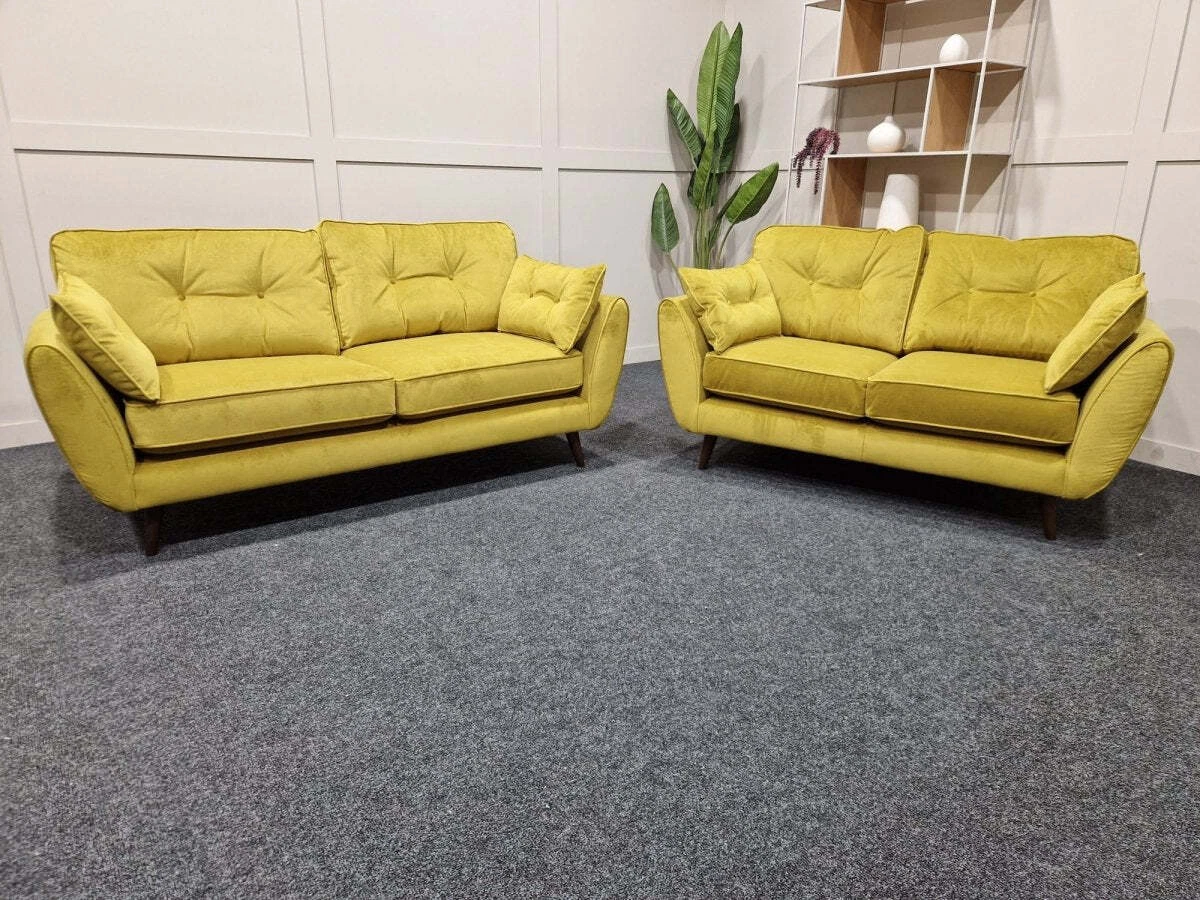 Dfs 2 seater velvet sofa outlet