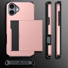 For iPhone 18 Pro Max 17 16 15 14 13 Pro Pocket Cover Case With Card Holder Slot