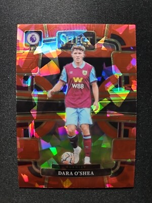 2023-24 Panini Select Premier League Dara O'Shea Red Ice Prizm