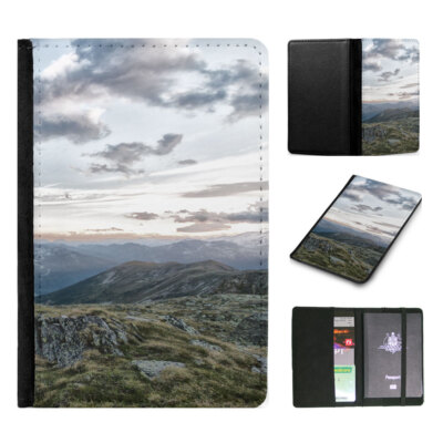 PASSPORT ITINERARY ORGANIZER|MOUNTAIN LANDSCAPE CLOUDY SKY #2