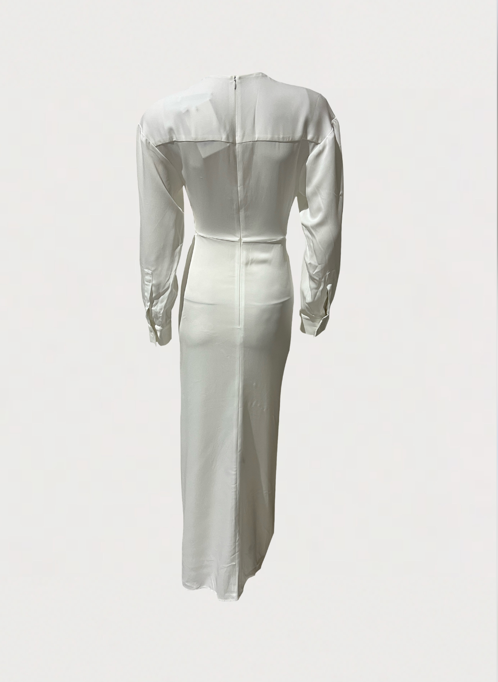 ruched disconnect shirt dress Christopher Esber - Christoper Esber Ruched Disconnect Shirt Dress - Yellow