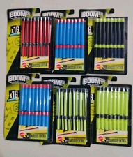 LOT OF 6 MATTEL BOOMCO EXTRA DARTS 16 DARTS INCLUDED RANDOM COLOR Wear Box