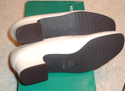De colección. Nos Mujer Ros Hommerson Cuero Bombas Callie Invierno Blanco Napa Talla 7m - Imagen 5 de 7